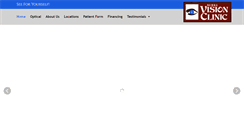 Desktop Screenshot of burksvisionclinic.com